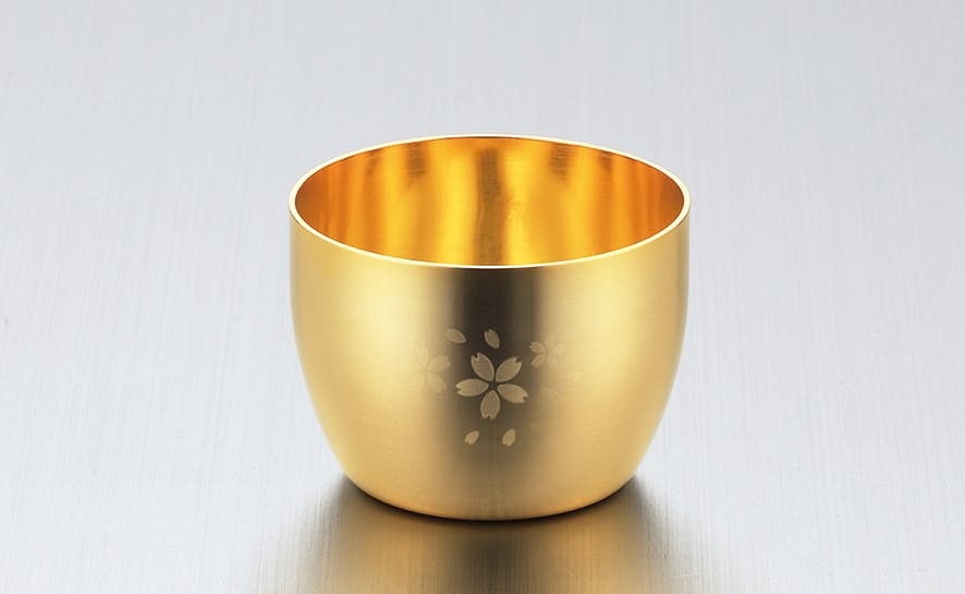 ケイアンドケイ 金の贅 桜 18-8ステンレス金めっき仕上ぐい呑み タンブラー 4941012206072 SK-001 片手鍋 ケイアンドケイ 金の贅 桜 18-8ステンレス金めっき仕上ぐい呑み タンブラー 4941012206072 SK-001 片手鍋