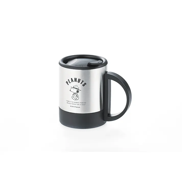 タマハシ ウィズ・ユー フタ付2重ステンレスマグ300ml スヌーピー マグ 4975192083918 SN-123【別送品】