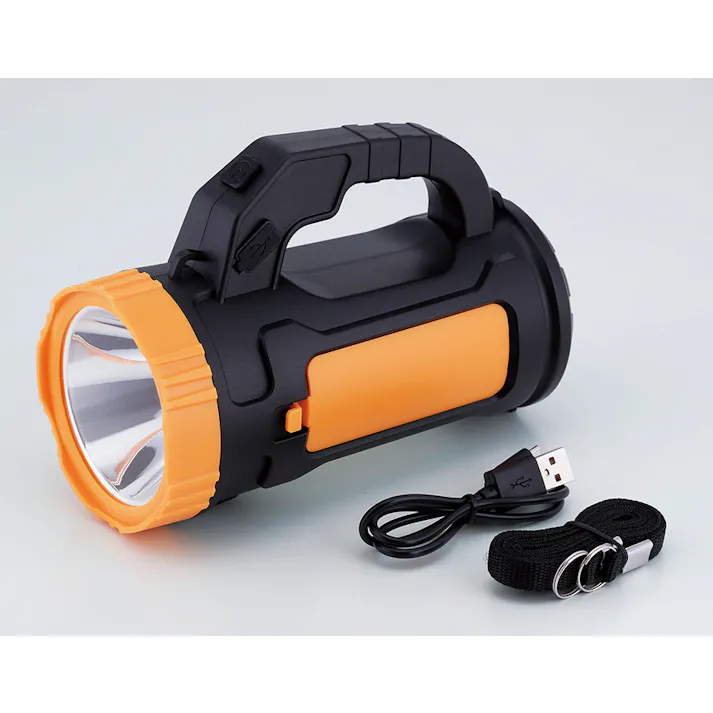 セーブ・インダストリー 乾電池でも使える 充電式5W LEDサーチライト 行楽用品 4989918507213 SV-7213【別送品】