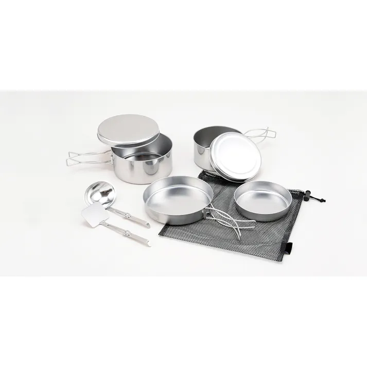 片力商事 ツーリングクッカーセット8PC 鍋 4995969047875 TC-801F【別送品】