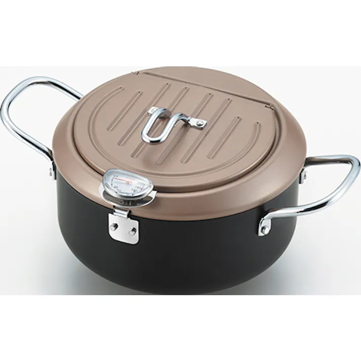 タマハシ 食彩亭 バット蓋付天ぷら鍋20cm 天ぷら用品 4975192084748 TP-7【別送品】