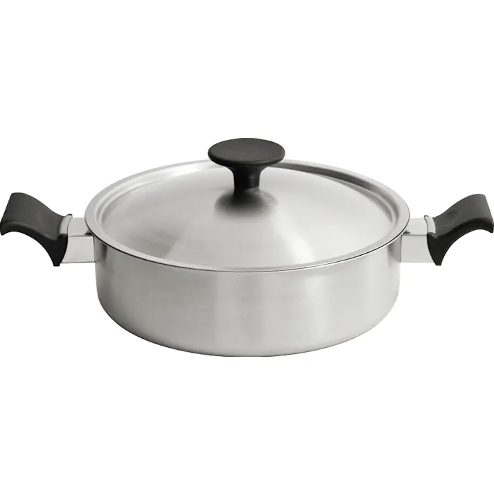 ウルシヤマ金属工業 トロワ キャセロール24cm IH100V・200V対応 料理 キッチン TRW-24C【別送品】