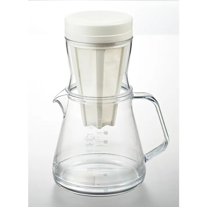 曙産業 コーヒーサーバーストロン750 2WAYドリッパーセット ホワイト 割れにくい食器 4954267157280 TW-3728【別送品】