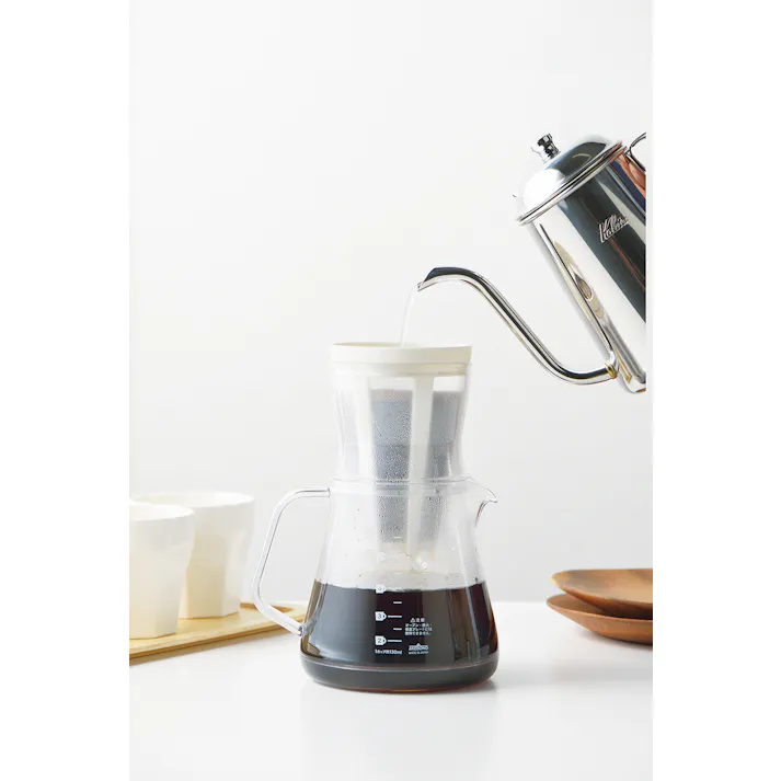 曙産業 コーヒーサーバーストロン750 2WAYドリッパーセット ホワイト 割れにくい食器 4954267157280 TW-3728【別送品】