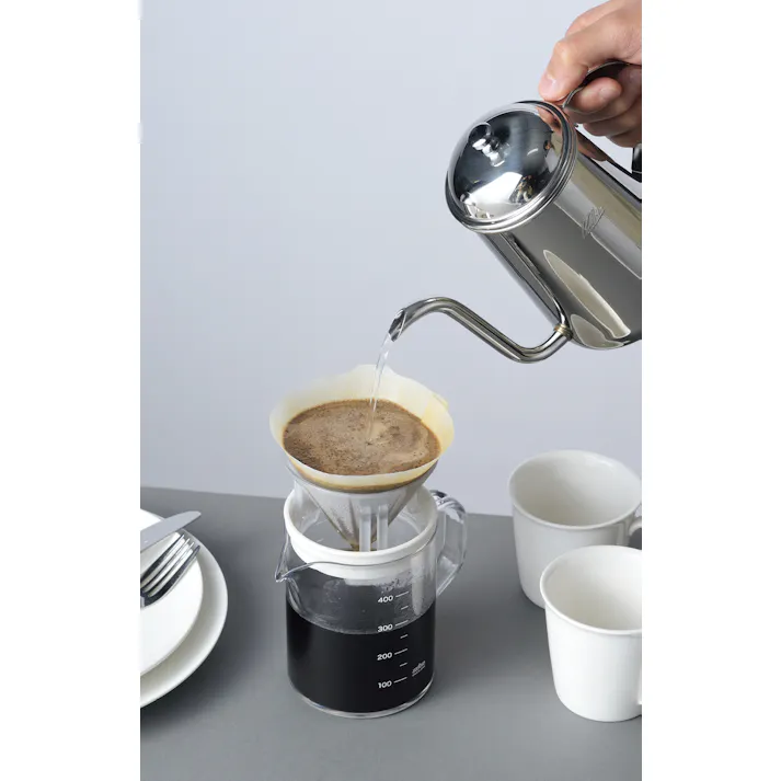 曙産業 コーヒーサーバーストロン 400 ビーカー コンパクトドリッパーセット ホワイト 割れにくい食器 4954267157679 TW-3767【別送品】