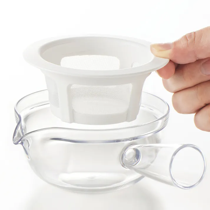 曙産業 クリアティーポット ポリエステルメッシュ 急須タイプ 割れにくい食器 4954267157709 TW-3770【別送品】