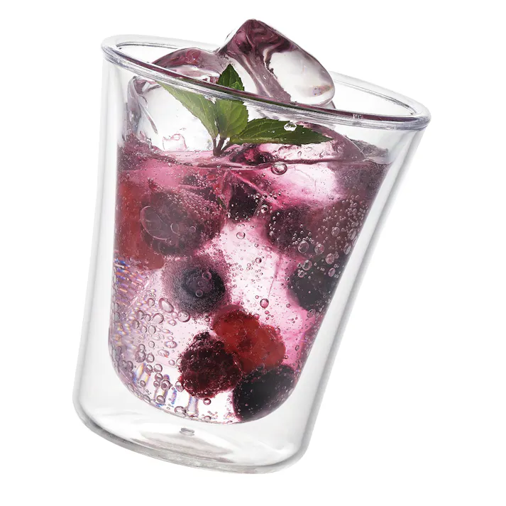 曙産業 われないダブルウォールグラス スリム 300ml 割れにくい食器 4954267157839 TW-3783【別送品】