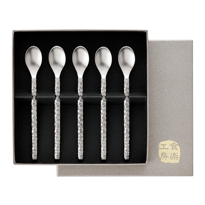 アサヒ チタン コーヒースプーン5PCS スプーン・フォーク 4995284510092 TW-8【別送品】