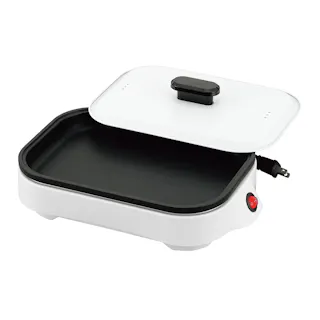 タマハシ コンパクトホットプレート(ふた付き) 家族 団らん ホットプレート 4975192093207 YT-102F【別送品】