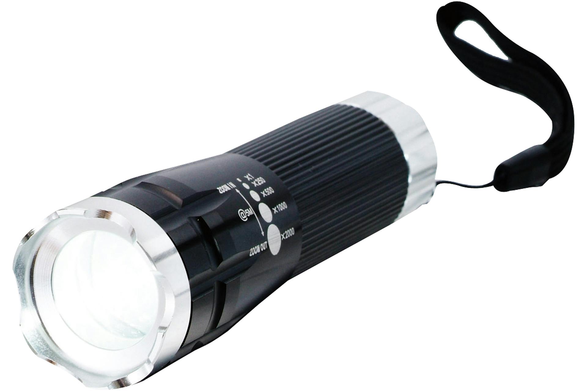 セーブ・インダストリー Silver ツイストズーム付き3WLEDトーチ ライト 小型ライト ミニライト SV-4090【別送品】