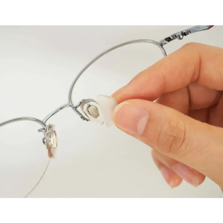 セーブ・インダストリー 洗えるメガネの鼻あてキャップ クリアー メガネキャップ ずれ防止 サングラス SV-5813【別送品】