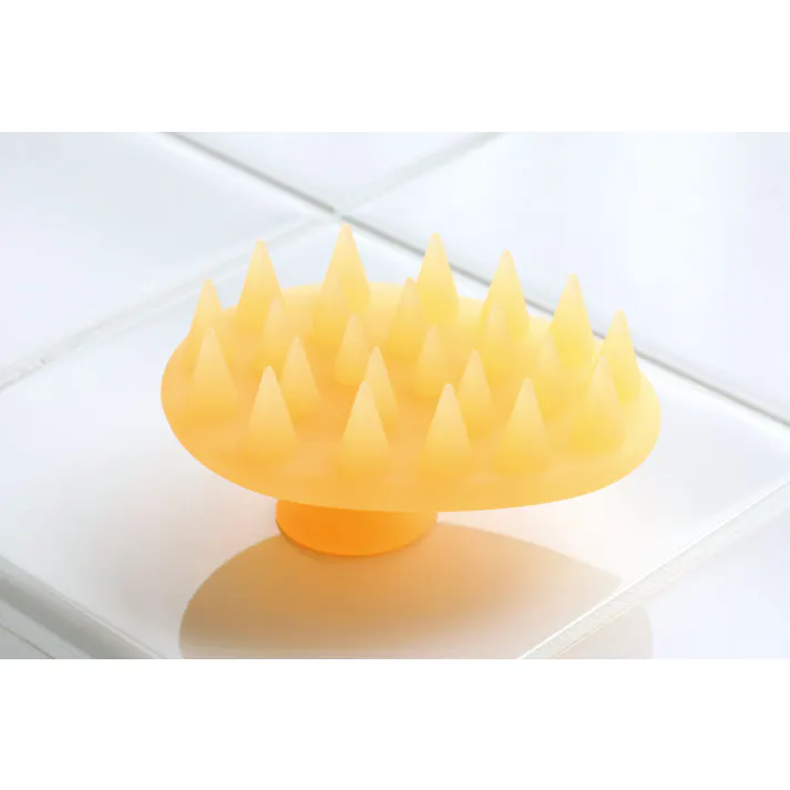 セーブ・インダストリー シリコンシャンプー&マッサージブラシ 小判型 頭皮マッサージ スカルプケア シャンプー SV-6117【別送品】