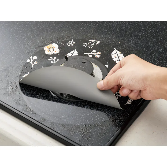 セーブ・インダストリー ガスレンジ用汚れ防止マット2枚組 ガスマット 油汚れ キッチン SV-6759【別送品】