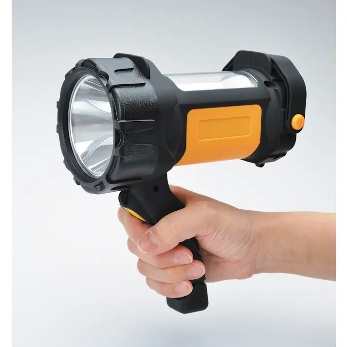 セーブ・インダストリー 3W+5WCOB LEDサーチライト 防災 防犯 懐中電灯 SV-6841【別送品】