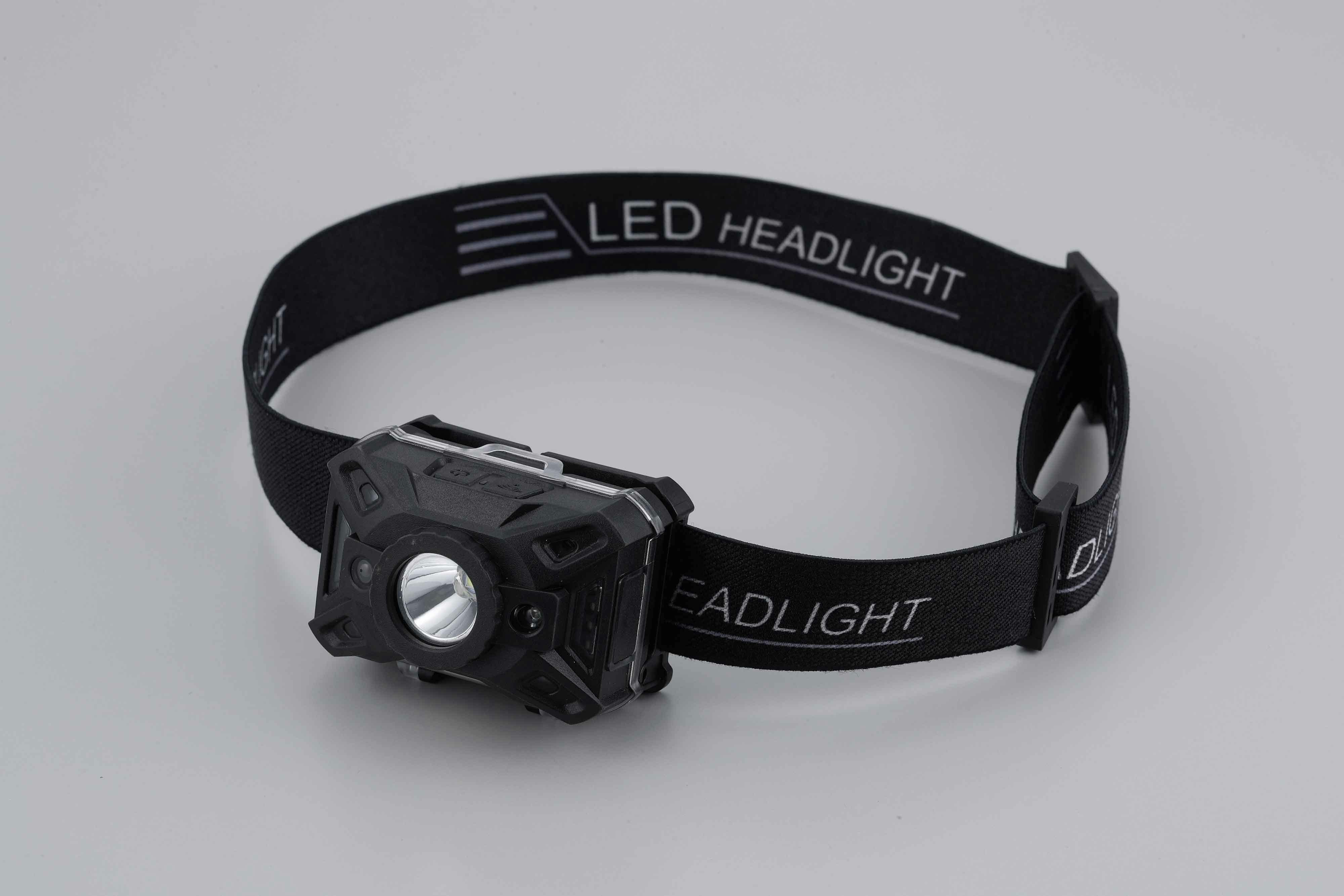 セーブ・インダストリー モーションセンサー付き 5WLEDヘッドライト 防災 作業用ライト アウトドア SV-7428【別送品】