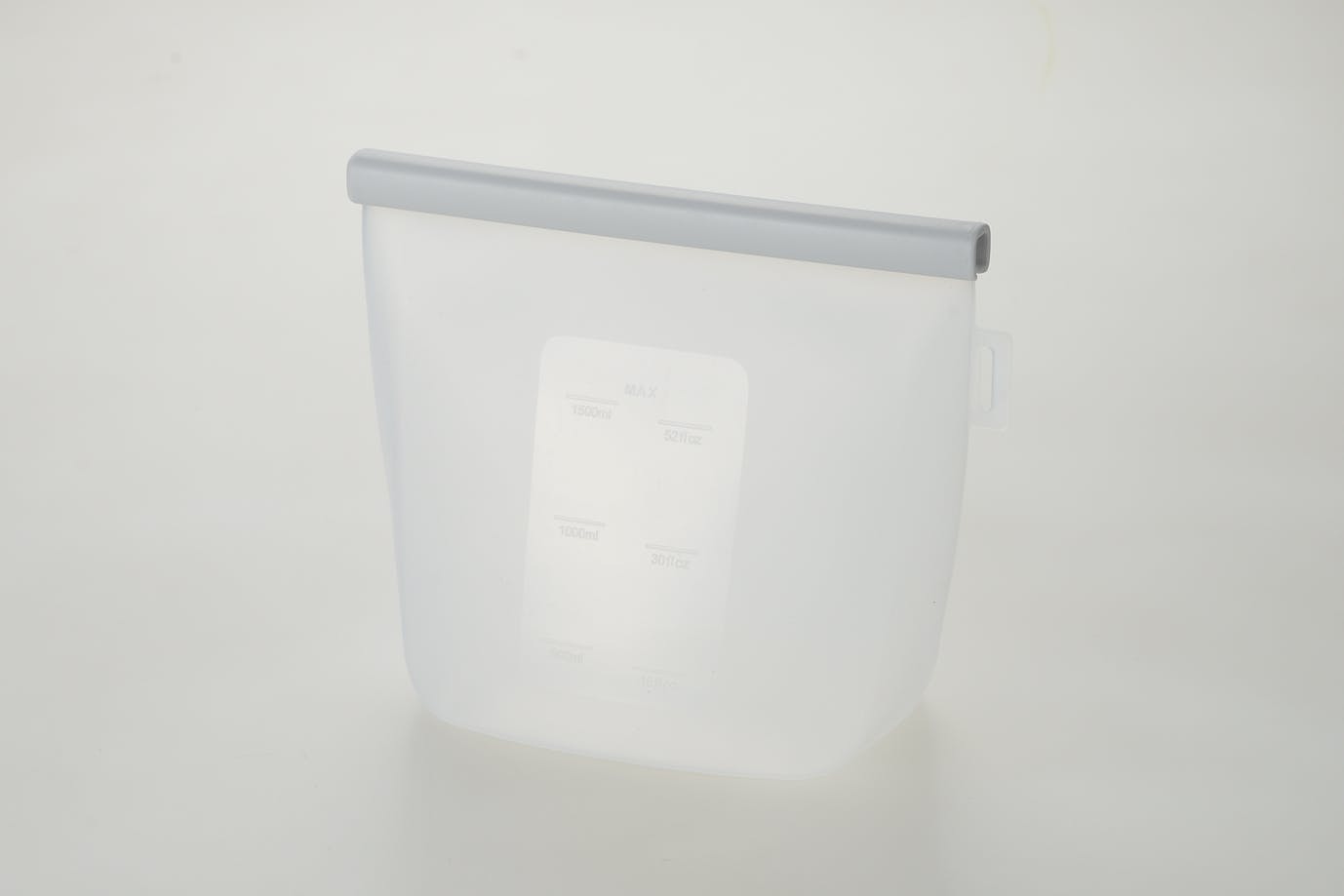 セーブ・インダストリー くり返し使えるシリコン保存バッグ 1500mlクリア シリコンバッグ 電子レンジ調理 シリコン容器 SV-7558【別送品】