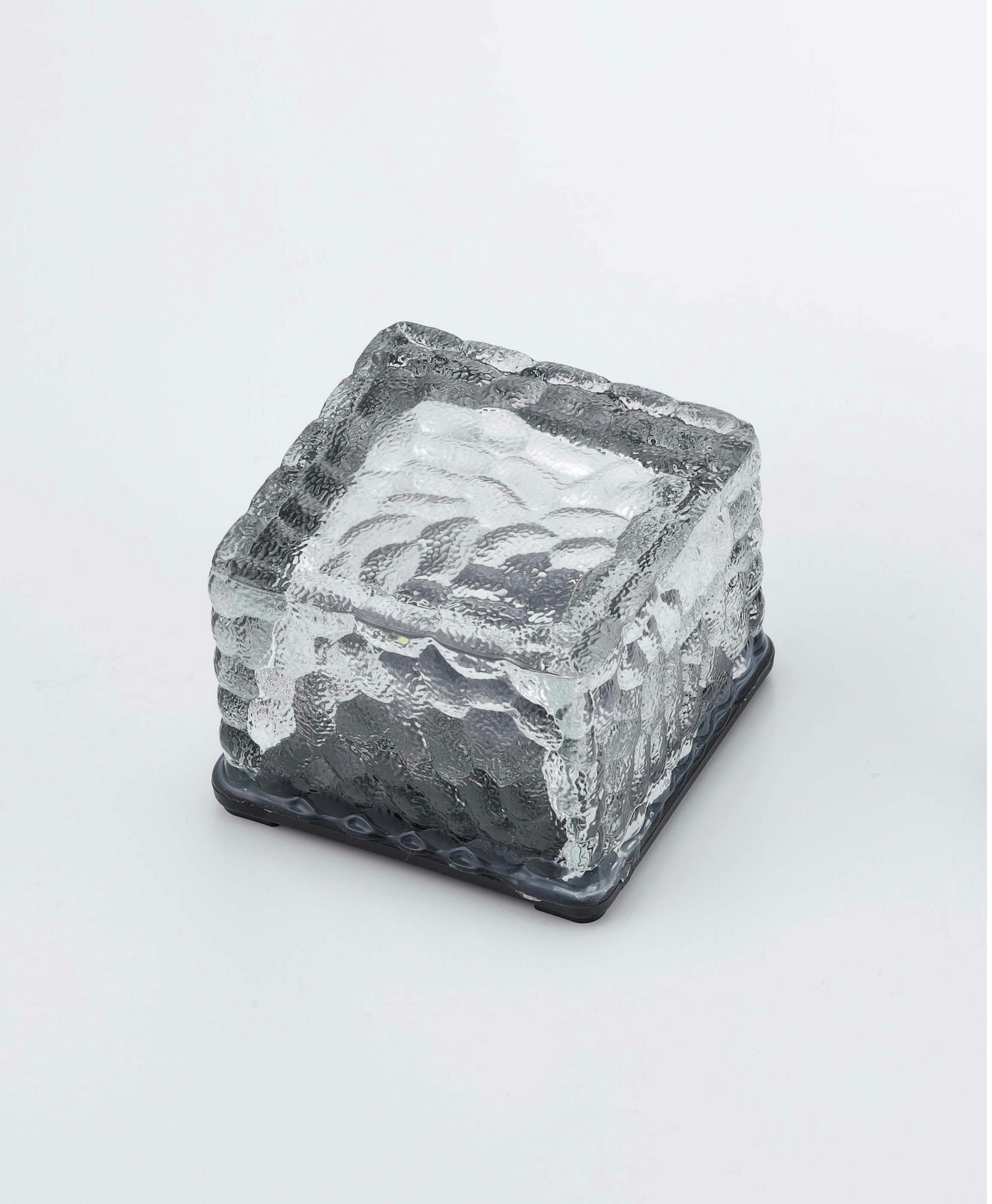 セーブ・インダストリー ガラス製キュービックガーデンライト 小