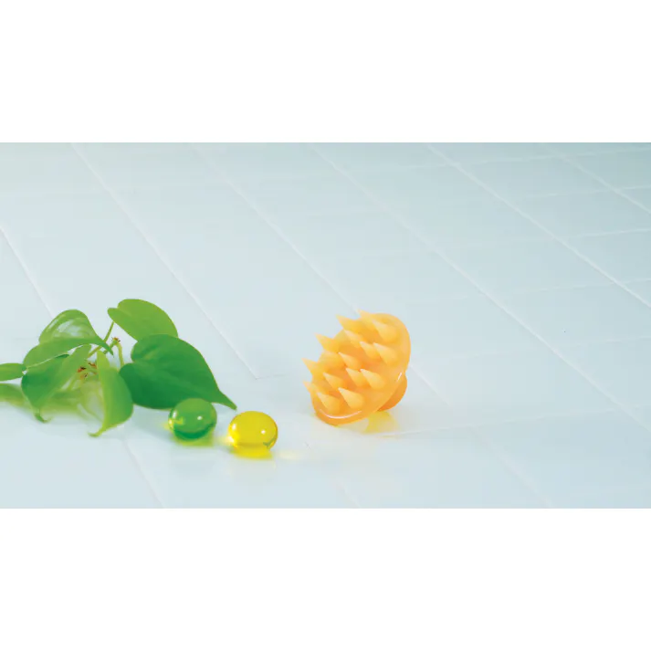 セーブ・インダストリー シリコンシャンプー&マッサージブラシ 丸型 頭皮マッサージ スカルプケア マッサージブラシ SV-8786【別送品】