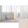 Eco de Happiness 【カラーボイル】レースカーテン KZE9336(ベージュ) 100cm×236cm 幅50×2枚組 防炎 ウォッシャブル 洗える UVカット 遮像 外から見えない 採光 シンプル カラーレースカーテン 形態安定加工 KZE9336-100236【別送品】