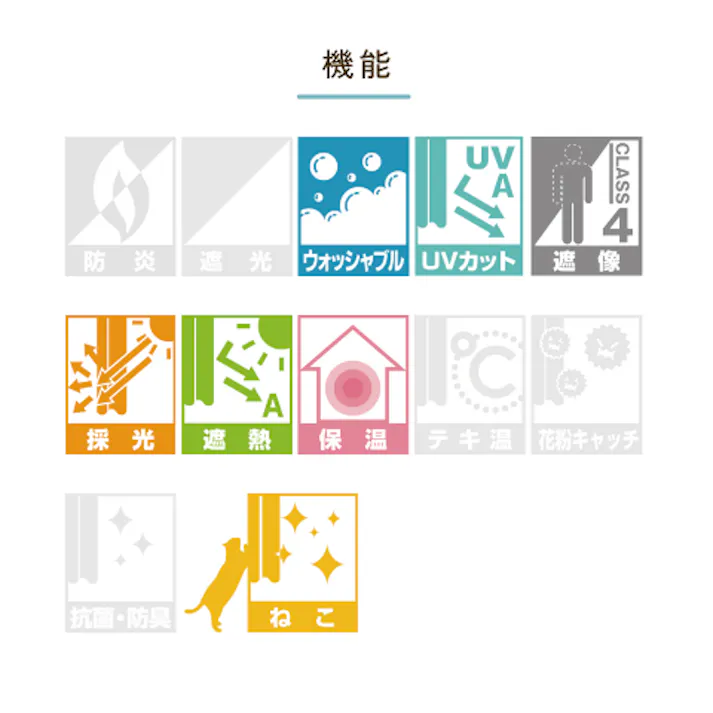 Eco de Happiness 【ネコパピ】レースカーテン KZE9344(ナチュラル) 300cm×126cm 幅150×2枚組 ウォッシャブル 洗える 遮像 外から見えない 採光 遮熱 保温 猫対策 シンプル 形態安定加工 KZE9344-300126【別送品】