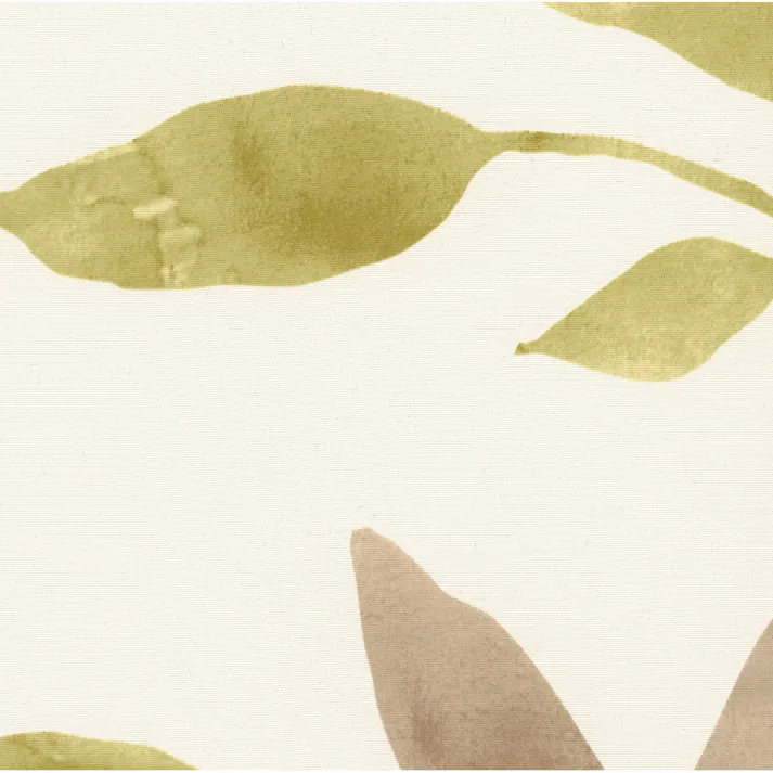 Eco de Happiness 【2級遮光/テキ温】 (グリーン) 200cm×228cm 幅100×2枚組 ドレープカーテン 防炎 遮光 ウォッシャブル 洗える 断熱 リーフ柄 和室に合う 形態安定加工 KZE9411-200228【別送品】