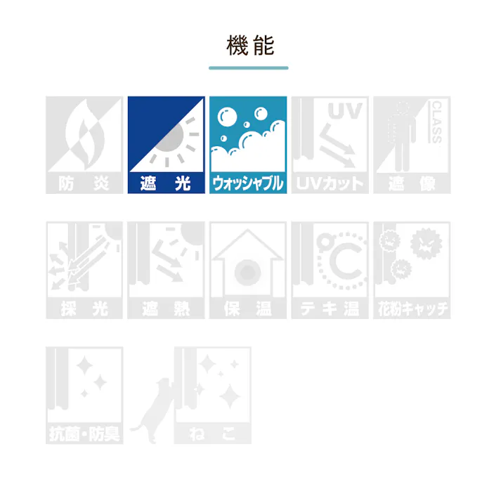 Eco de Happiness 【1級遮光】 (グレー) 200cm×204cm 幅100×2枚組 ドレープカーテン 遮光 遮光1級 ウォッシャブル 洗える シンプル 無地 光沢 形態安定加工 KZE9462-200204【別送品】