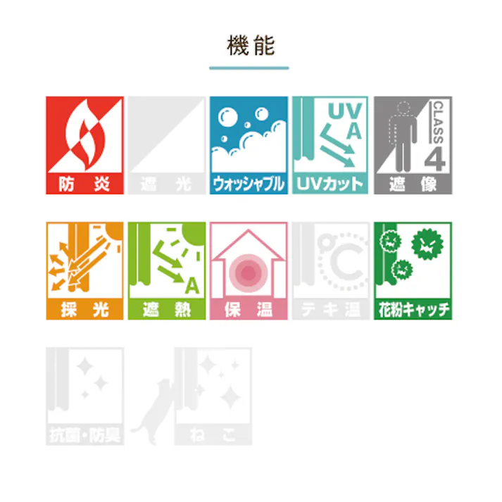 Eco de Happiness 【花粉キャッチ】レースカーテン KZE9475(ナチュラル) 100cm×106cm 幅50×2枚組 防炎 ウォッシャブル 洗える UVカット 遮像 外から見えない 採光 遮熱 保温 シンプル 無地 形態安定加工 KZE9475-100106【別送品】