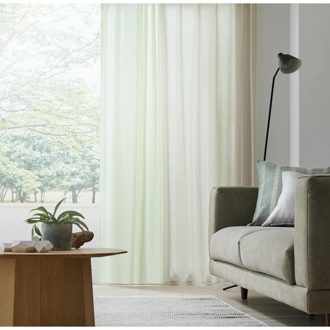 コットン　プリントカーテン　新品　フランス雑貨 12clcj12 北欧フラワー柄遮光プリントカーテン - インテリアの通販なら