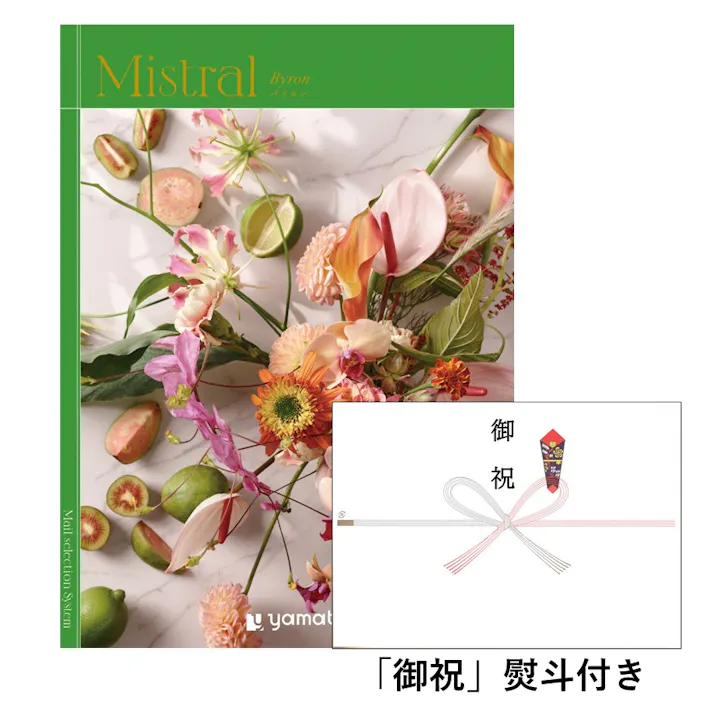 ギフトカタログ ミストラル バイロン「御祝」熨斗付き 結婚 出産 入学・入園 新築 快気 贈答 2503117-2【別送品】