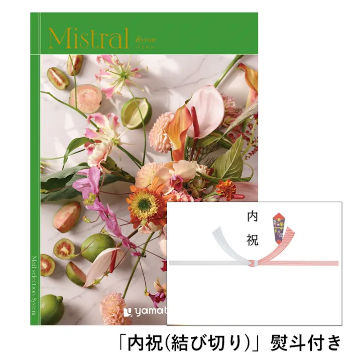 ギフトカタログ ミストラル バイロン「内祝(結び切り)」熨斗付き 結婚 快気 2503117-4 【別送品】
