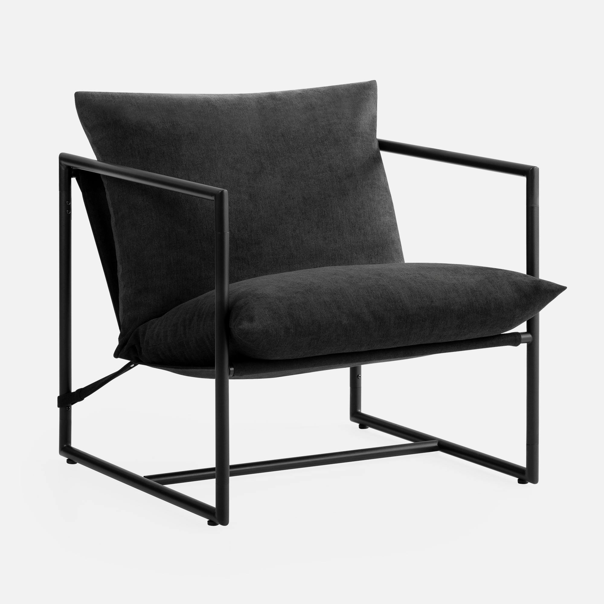 ZINUS(ジヌス) Aidan ラウンジチェア ブラック 家具 チェア ソファー 一人掛け 4573556104004 ZJ-AIDAN-BK ソファー ZINUS(ジヌス) Aidan ラウンジチェア ブラック 家具 チェア ソファー 一人掛け 4573556104004 ZJ-AIDAN-BK ソファー