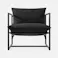 ZINUS(ジヌス) Aidan ラウンジチェア ブラック 家具 チェア ソファー 一人掛け 4573556104004 ZJ-AIDAN-BK【別送品】