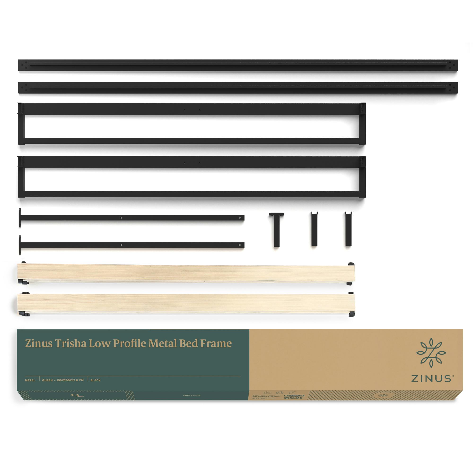 ZINUS(ジヌス) Heavy Duty スチールベットフレーム(18cm/ダブル