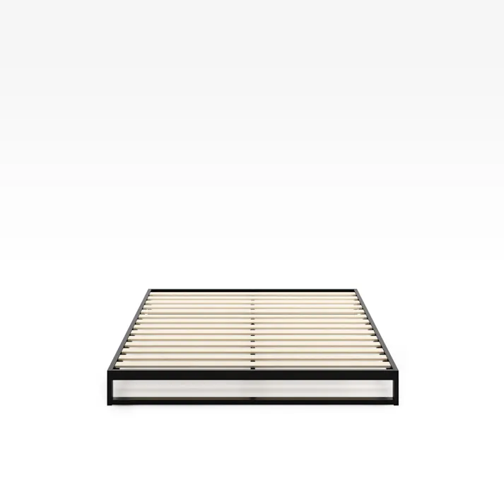 ZINUS(ジヌス) Heavy Duty スチールベットフレーム(18cm/セミダブル/ブラック) 寝具 ベッドフレーム スチールベッド 4573556105438 ZJ-BFBL-07SD【別送品】