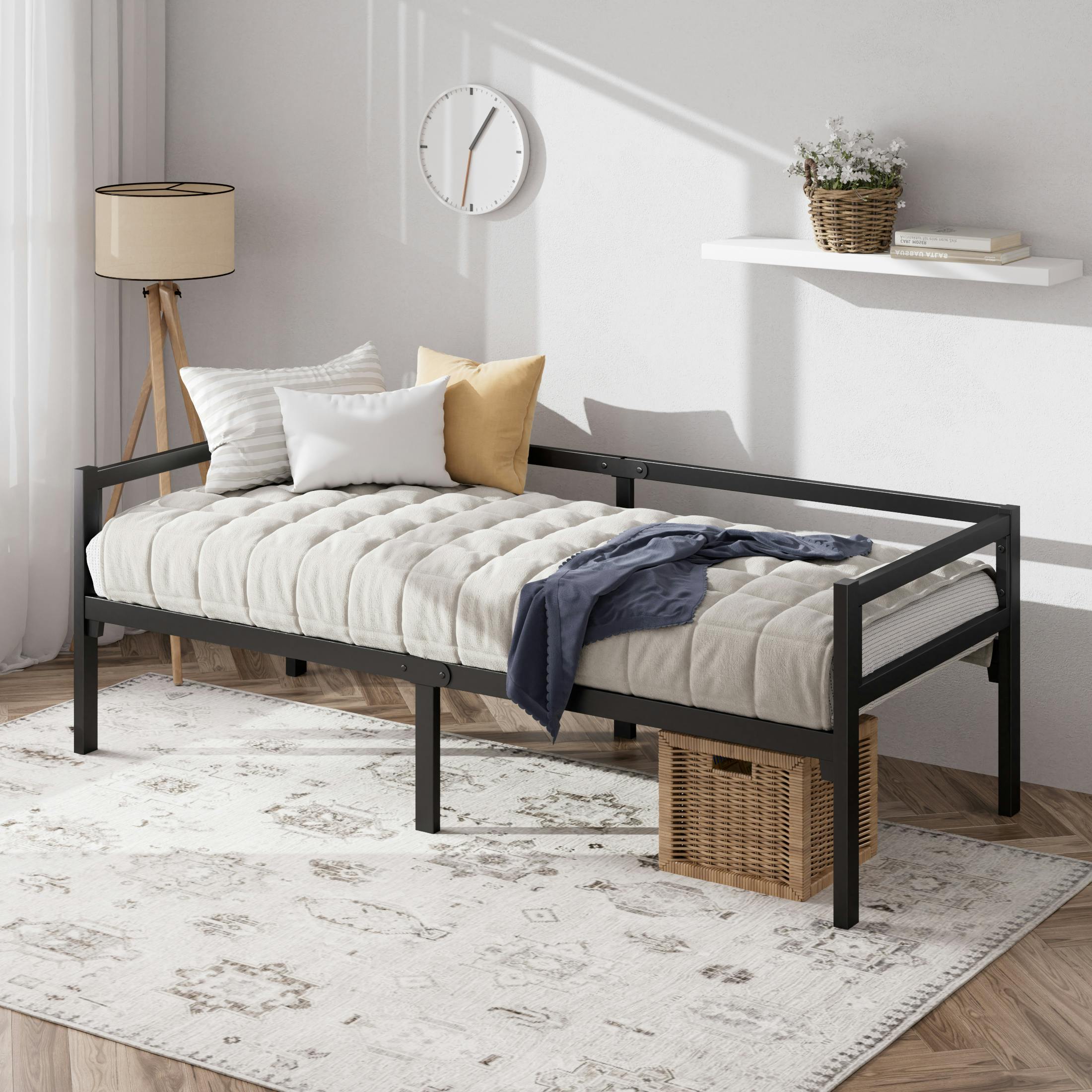 ZINUS(ジヌス) Daybed Frame ベットフレーム(36cm/シングル/ブラック