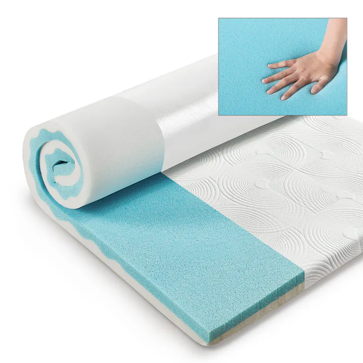 ZINUS(ジヌス) マットレス トッパー 厚さ5cm セミダブル TorsoTec 寝具 マットレストッパー TorsoTecシステム 4573556105063 ZJ-DSTP-2SD【別送品】