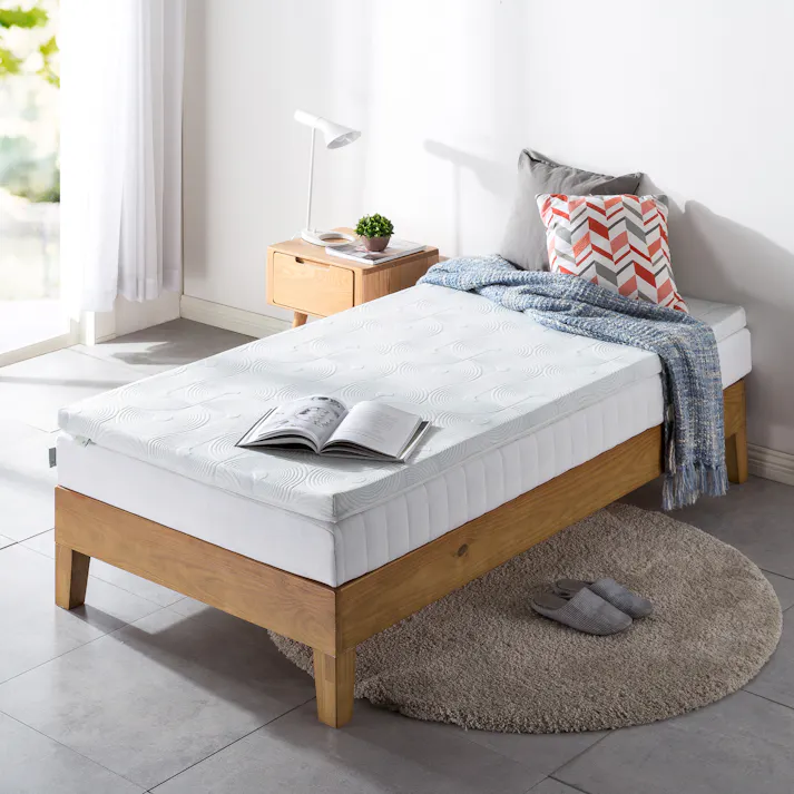 ZINUS(ジヌス) マットレス トッパー 厚さ5cm ショートセミシングル TorsoTec 寝具 マットレストッパー TorsoTecシステム 4573556105049 ZJ-DSTP-2SSS【別送品】