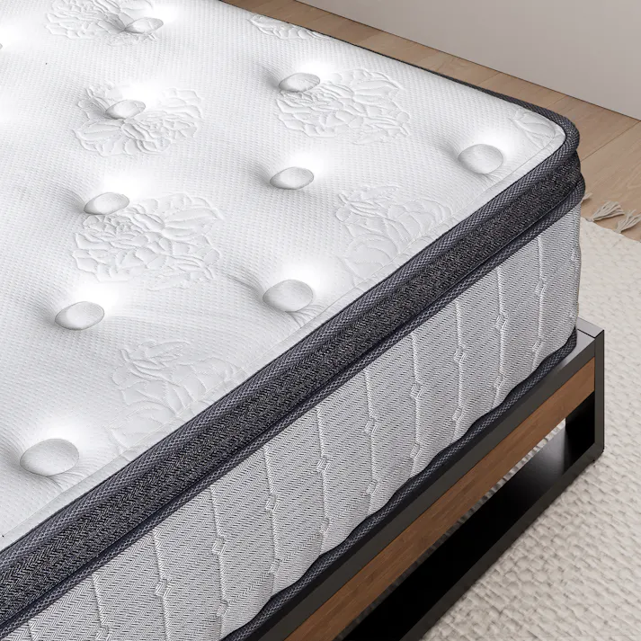 ZINUS(ジヌス) Prime Support ハイブリッドマットレス(25cm/ダブル) 寝具 マットレス ポケットコイル 高密度フォーム ややかため 4573556105322 ZJ-MSSBA1-10D【別送品】