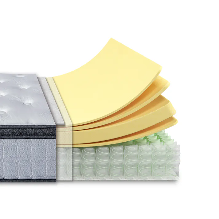 ZINUS(ジヌス) Prime Support ハイブリッドマットレス(33cm/セミダブル) 寝具 マットレス ポケットコイル 高密度フォーム ややかため 4573556102475 ZJ-MSSBA1-13SD【別送品】