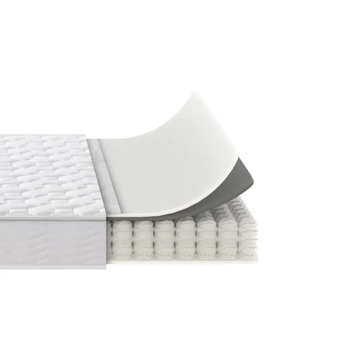 ZINUS(ジヌス) Regular ポケットコイルマットレス 抗菌加工(15cm/セミダブル/ホワイト) 寝具 マットレス ポケットコイル 2層構造 4573556106466 ZJ-REGULAR-6SD-WH【別送品】