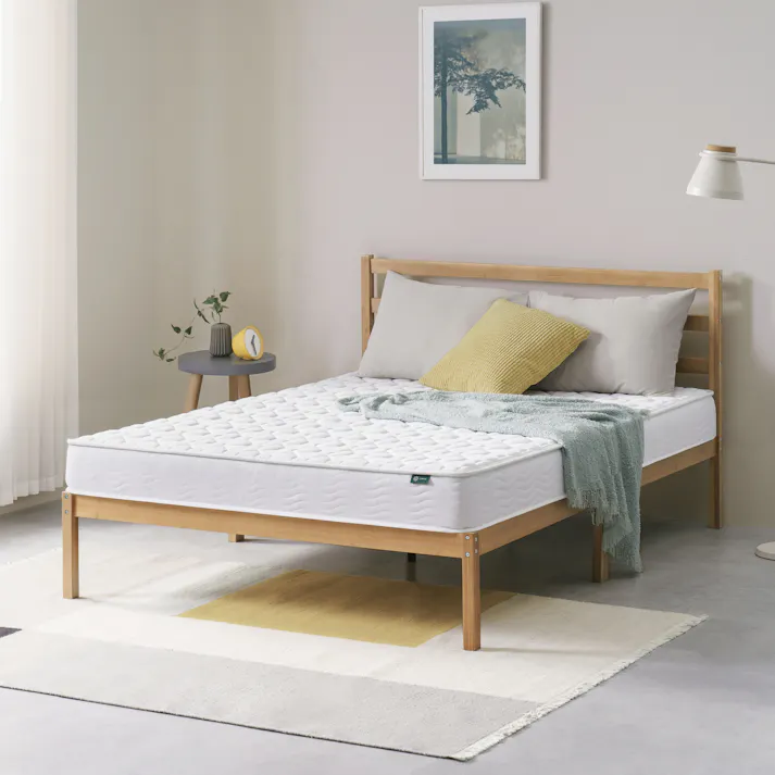 ZINUS(ジヌス) Regular ポケットコイルマットレス 抗菌加工(15cm/セミダブル/ホワイト) 寝具 マットレス ポケットコイル 2層構造 4573556106466 ZJ-REGULAR-6SD-WH【別送品】