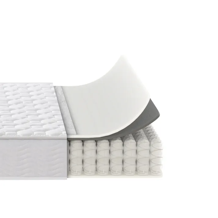 ZINUS(ジヌス) Regular ポケットコイルマットレス 抗菌加工(20cm/ダブル/ホワイト) 寝具 マットレス ポケットコイル 2層構造 4573556106558 ZJ-REGULAR-8D-WH【別送品】