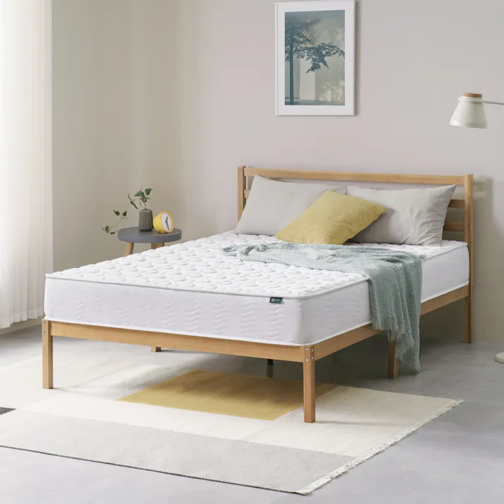 ZINUS(ジヌス) Regular ポケットコイルマットレス 抗菌加工(20cm/ダブル/ホワイト) 寝具 マットレス ポケットコイル 2層構造 4573556106558 ZJ-REGULAR-8D-WH【別送品】