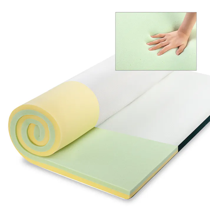 ZINUS(ジヌス) 低反発 GreenTea マットレストッパー (5cm/シングル) 寝具 マットレストッパー キャリーストラップ付 4573556100167 ZJ-TPMG-02S【別送品】