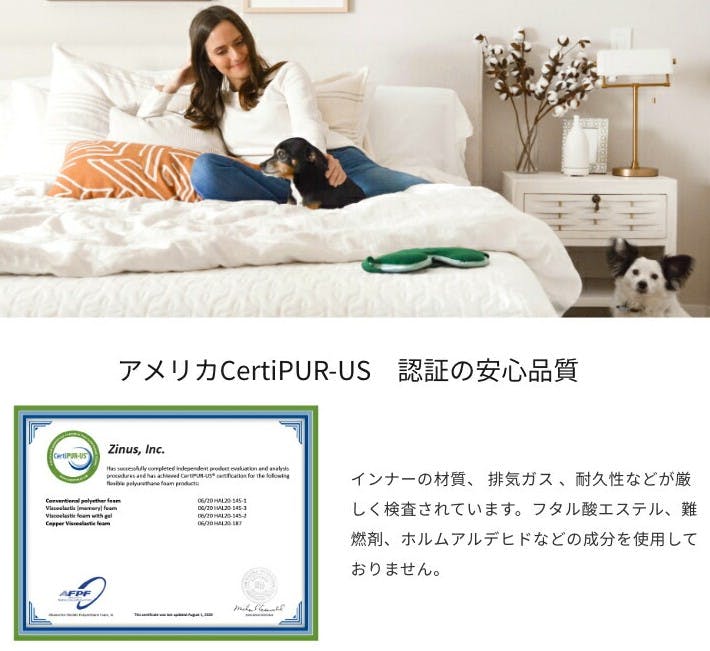 ZINUS(ジヌス) Zero Gravity くつろぎチェア ダークグレー 家具 チェア