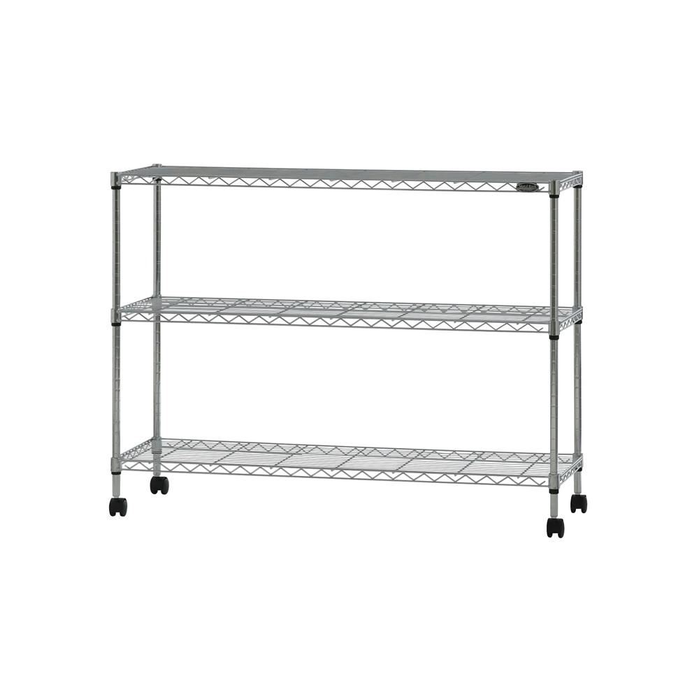 スチールラック・メタルラック karin スチールラック 幅150cm メタルラック 5段 MR-1518DJK シルバー