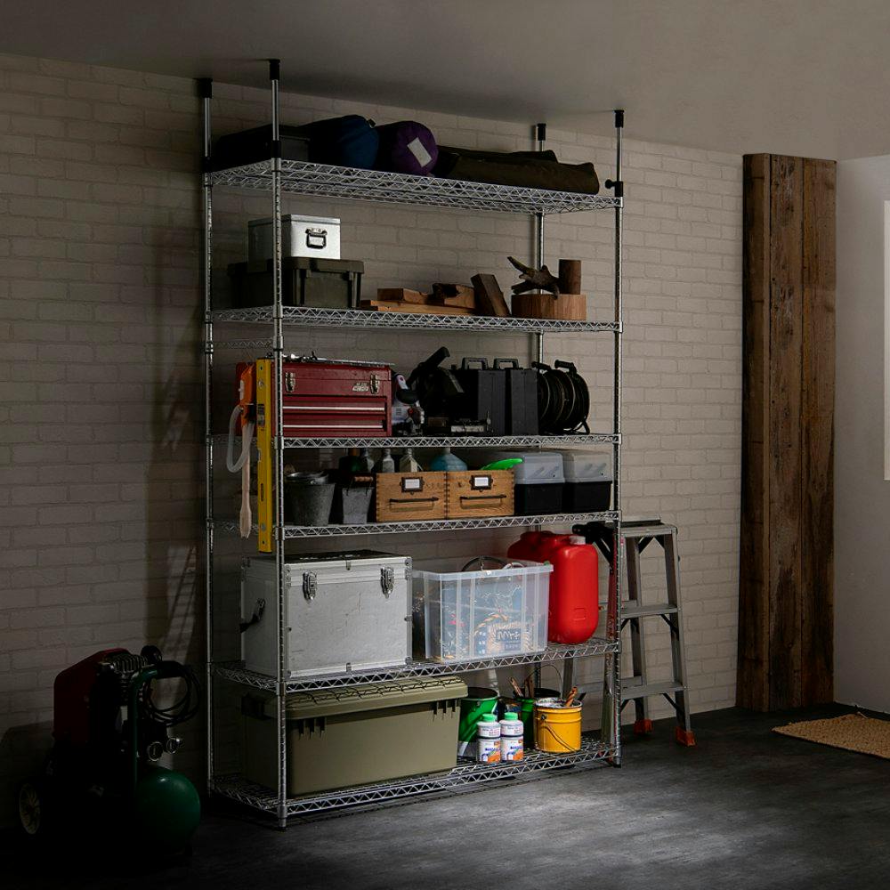 アイリスオーヤマ メタルラック突っ張りポール MR-18TPP リビング 整理