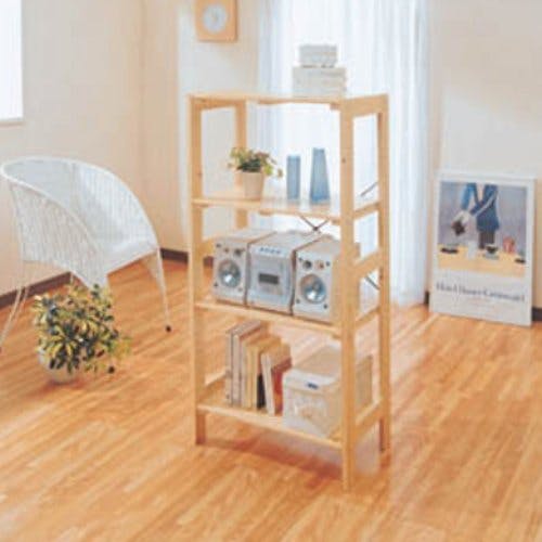 アイリスオーヤマ ウッディラック WOR-5312 クリア 収納 整理整頓 ラック 4905009349296【別送品】