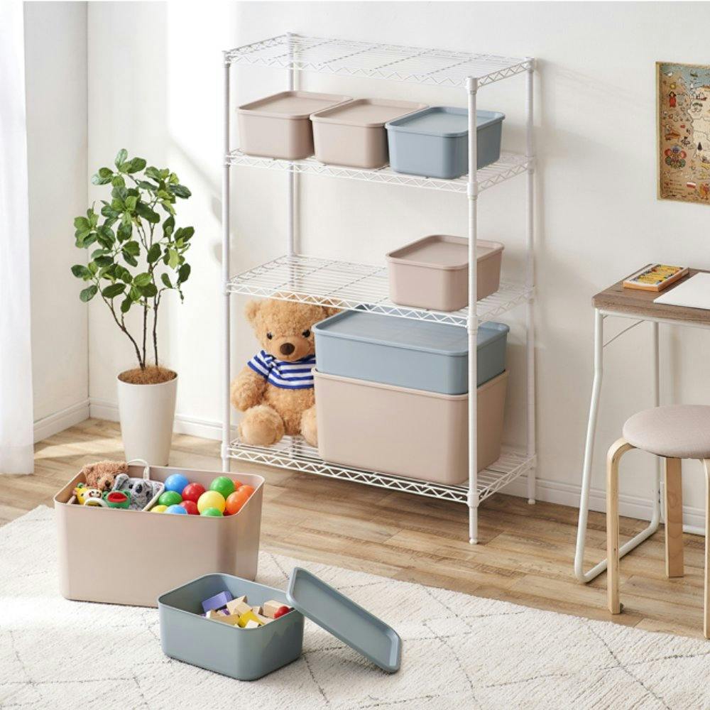 アイリスオーヤマ カラーメタルラック CMM-75124 ホワイト リビング