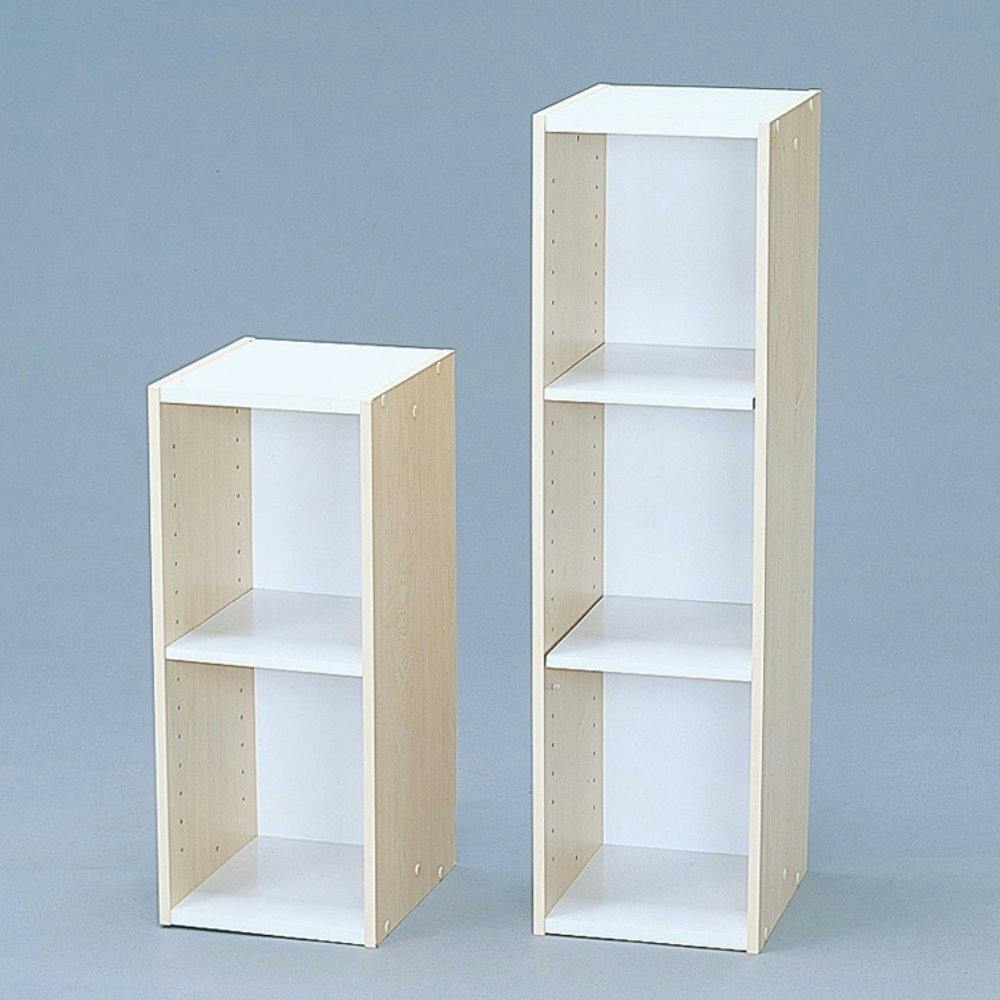 アイリスオーヤマ スペースユニット UB-6025 ホワイト/ライトメープル 収納 整理整頓 多目的棚 4905009372898【別送品】